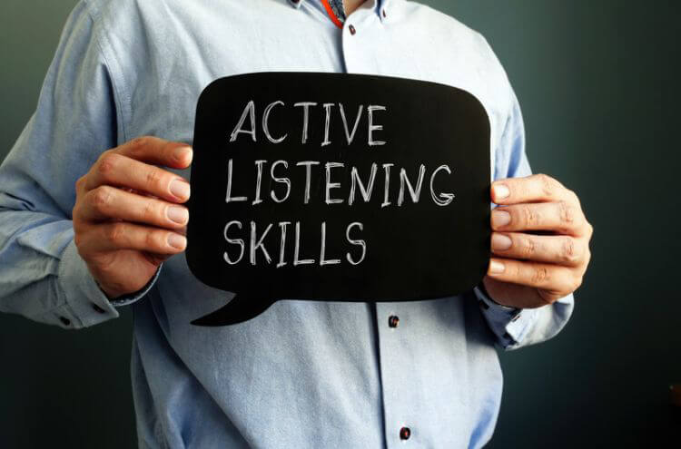Active listening skills image